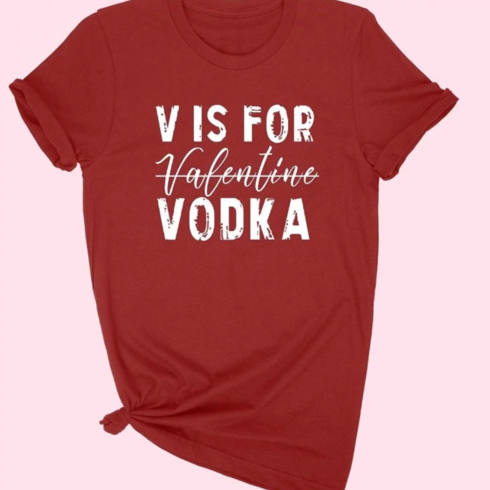 VALENTINE VODKA GRAPHIC T-SHIRT